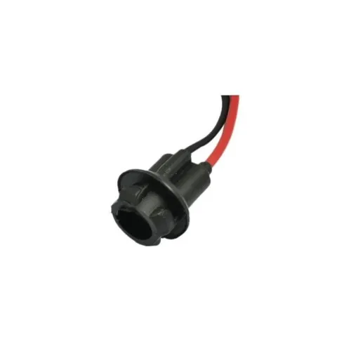 Mufa bec T10 cu 2 fire 12.5cm rosu si negru pentru instalatii auto — imaginea 3