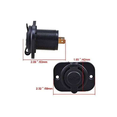 Mufa bord USB 12-24V — imaginea 3