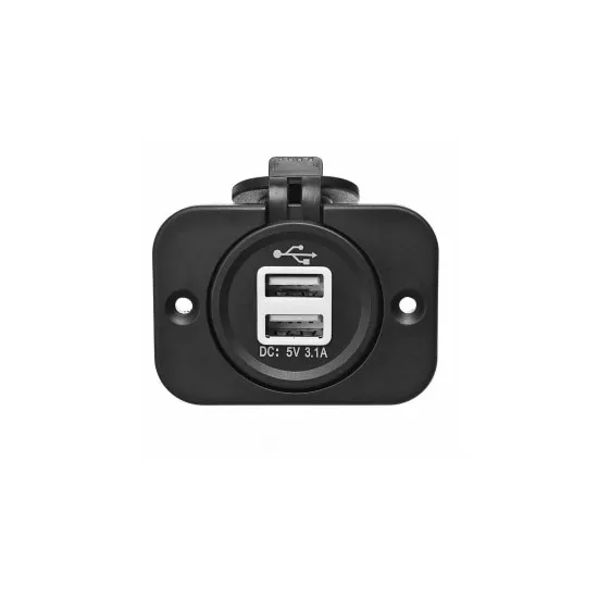 Mufa bord USB 12-24V SPP03