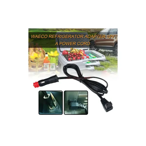 Mufa cablu 4 metri pentru frigider auto cu cap bricheta 2 dimensiuni standard si mufa mica DIN / ISO 4165 — imaginea 4