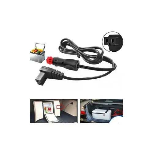 Mufa cablu 4 metri pentru frigider auto cu cap bricheta 2 dimensiuni standard si mufa mica DIN / ISO 4165 — imaginea 3