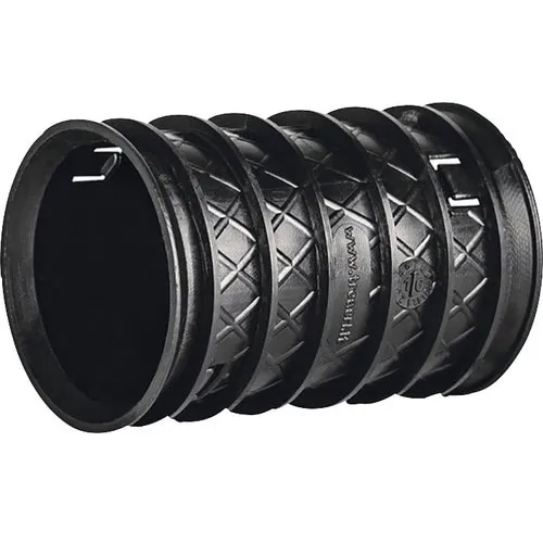 Mufa imbinare teava corugata TehnoWorld Ø40 mm neagra