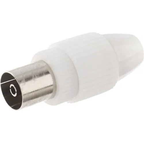 Mufa TV din plastic pentru cablu coaxial