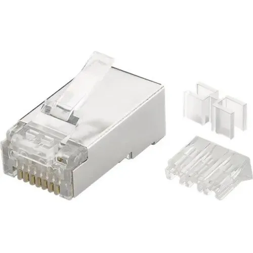 Mufe conector RJ45 Goobay CAT6a, aurite, set 10 bucati