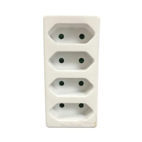 Multi stecher 4 prize Euro, alb, interior, IP 20