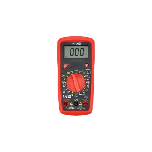 Multimetru digital Yato cu ecran iluminat LCD