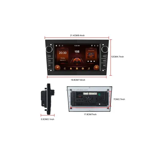 Navigatie Android 7 inch 2+64GB CarPlay Android Auto compatibila Opel — imaginea 4