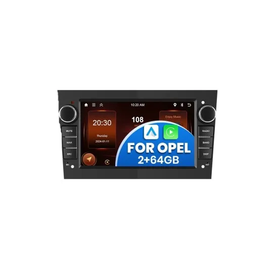 Navigatie Android, 7 inch, 2GB, 64GB, CarPlay, Android Auto, Opel