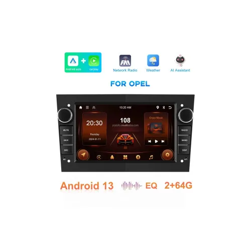 Navigatie Android 7 inch compatibila Opel 2GB 64GB CarPlay Android Auto GPS WiFi — imaginea 2