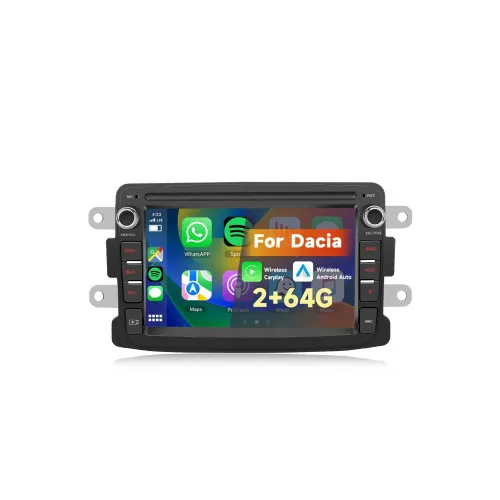 Navigatie Android ecran 7 inch 2GB+64GB CarPlay Android Auto GPS WIFI FM RDS compatibila Dacia