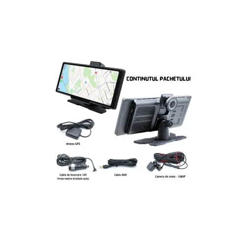 Navigatie Multimedia DVR 10.26" touch screen CarPlay si Android Auto wireless, Camera marsarier — imaginea 3