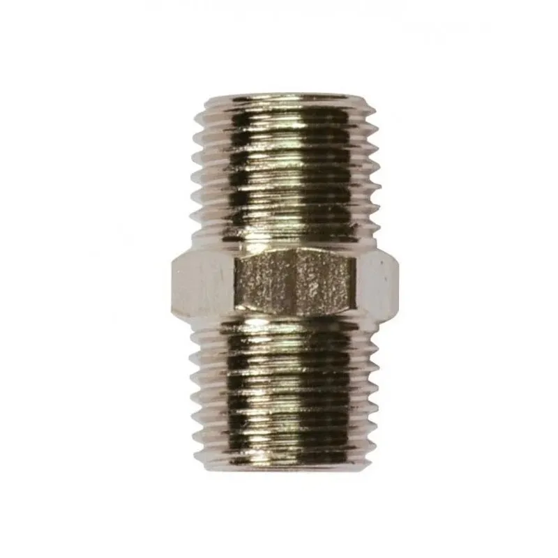 Niplu cu filet exterior, Stanley, 1/4 inch, metalic