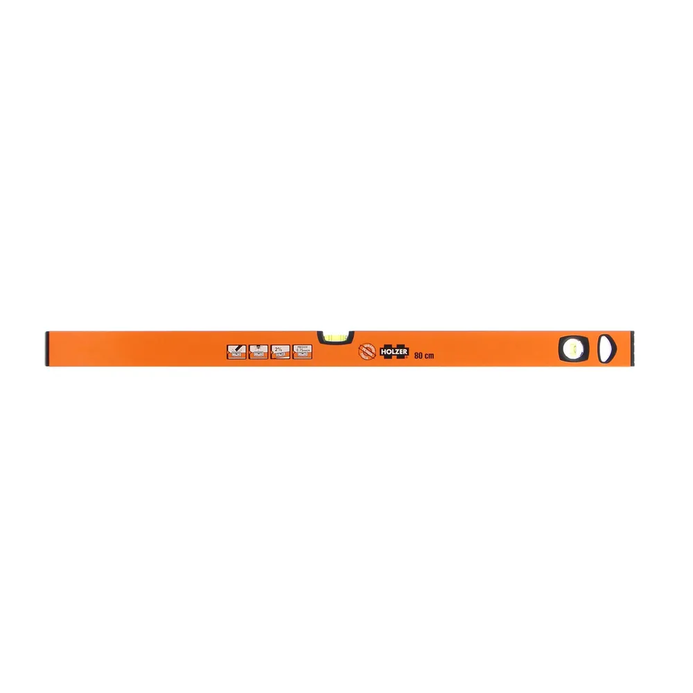 Nivela cu bula, Holzer 750-40-80, cu 2 indicatori, din aluminiu, 800 mm