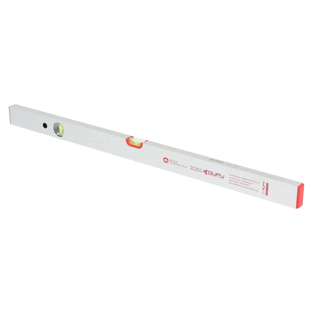 Nivela cu bula, magnetica, Dupu 452800, cu 2 indicatori, din aluminiu, 800 mm