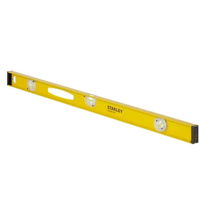 Nivela cu bula, Stanley 1-42-921, cu 3 indicatori, din aluminiu, 80 mm