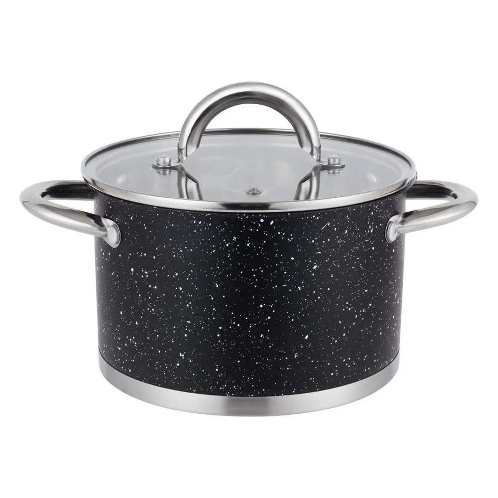 Oala G120, cu capac, inox, 2.9 l, 18 cm