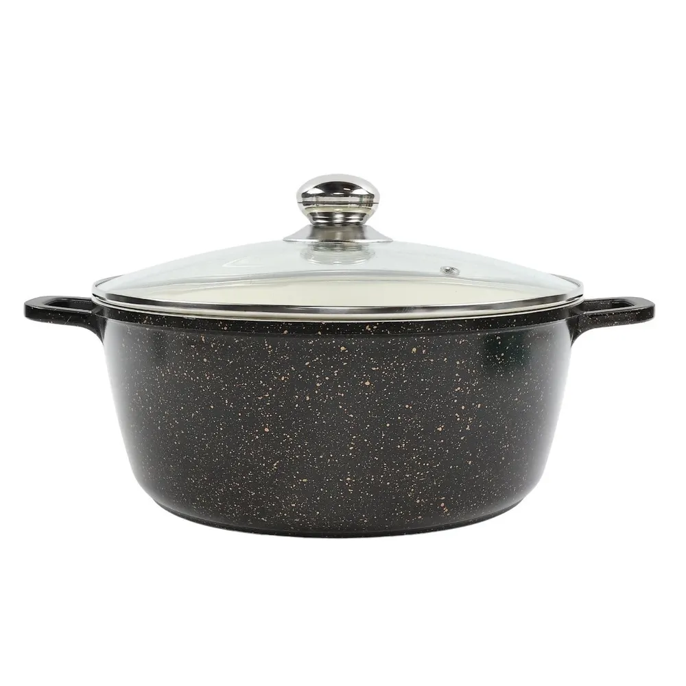 Oala ST-TC-32, cu capac, aluminiu, 9.6 l, 32 cm
