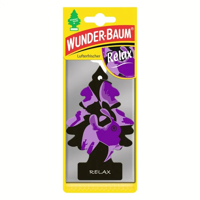 Odorizant auto, bradut, Wunder - Baum, Relax, 7.6 x 0.3 x 19 cm