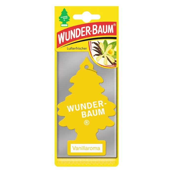 Odorizant auto, bradut, Wunder - Baum, Vanilie, 7.6 x 0.3 x 19 cm