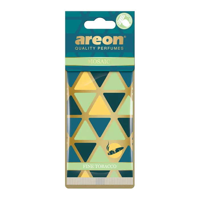 Odorizant auto, card, Areon Mosaic, Fine Tabacco, 19 x 7.5 x 0.5 cm