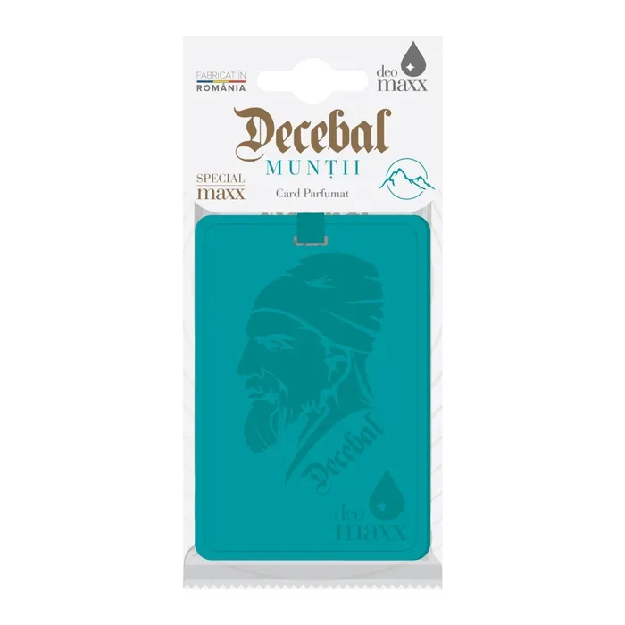 Odorizant auto, card, Decebal, Muntii, 3 x 7.5 x 15.5 cm