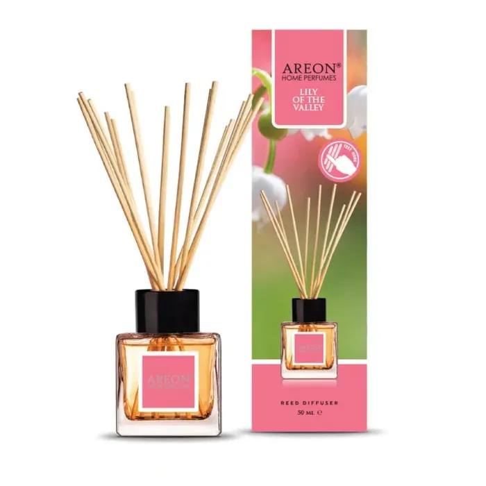 Odorizant camera cu betisoare, Areon, Lily of the Valley, lacramioare, 50 ml
