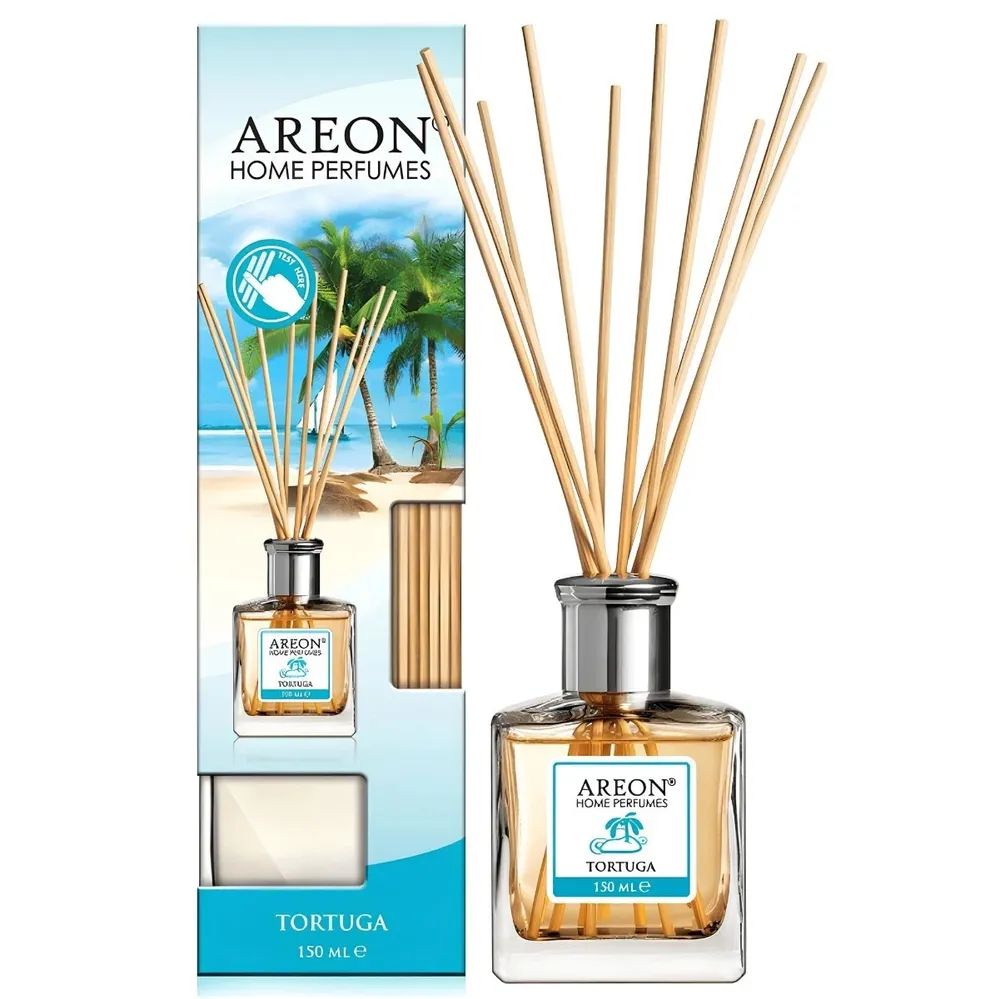 Odorizant camera cu betisoare, Areon, Tortuga, fresh, 150 ml