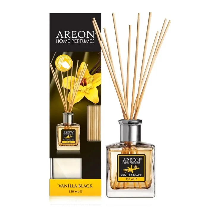Odorizant camera cu betisoare, Areon, vanilie + mosc, 150 ml