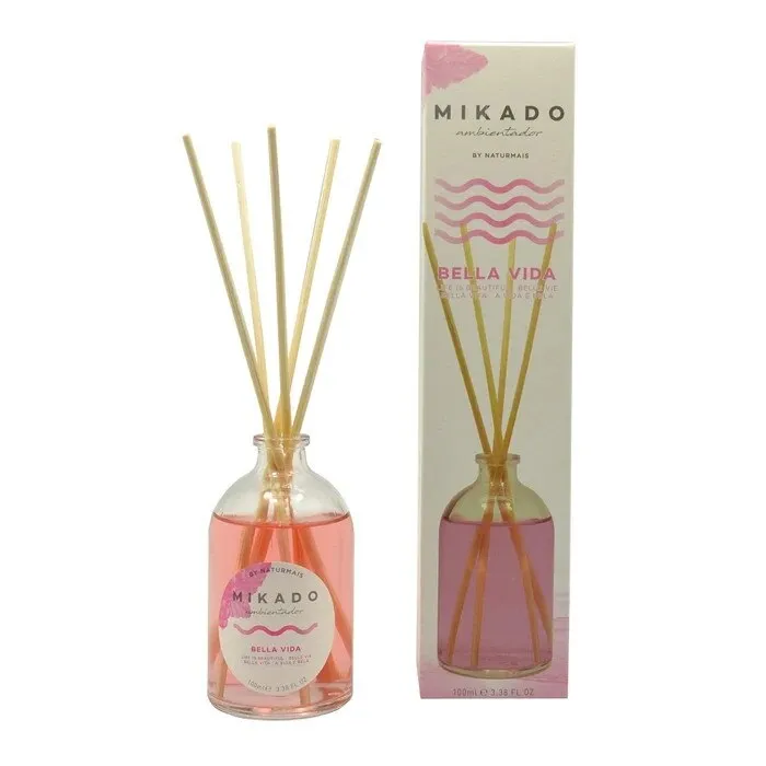 Odorizant camera cu betisoare, Mikado, Bella Vida, 100 ml