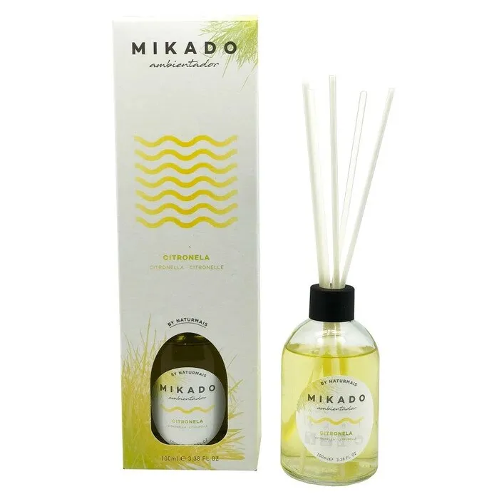 Odorizant camera cu betisoare, Mikado, Citronella, 100 ml