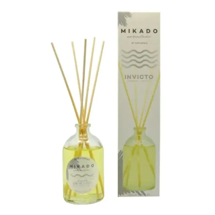 Odorizant camera cu betisoare, Mikado, Invicto, 100 ml, pentru camere mici, design decorativ