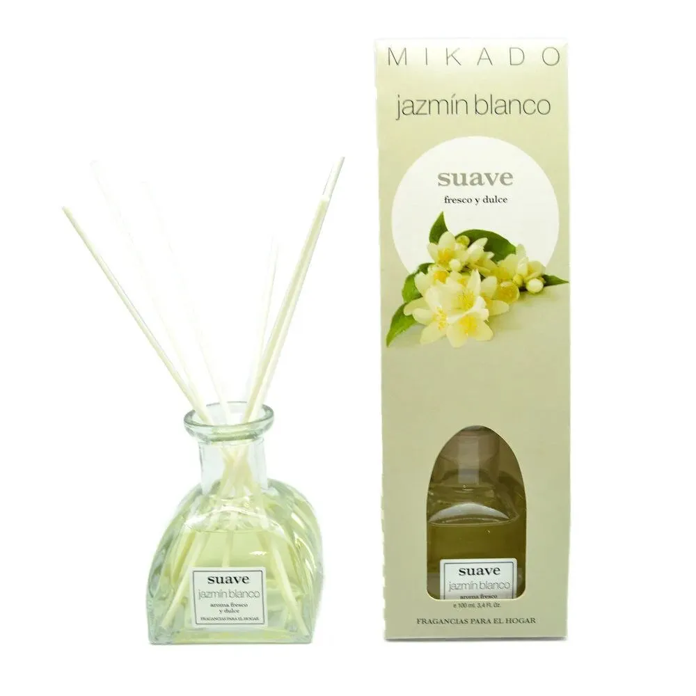Odorizant camera cu betisoare, Mikado, Jazmin, floral, 100 ml