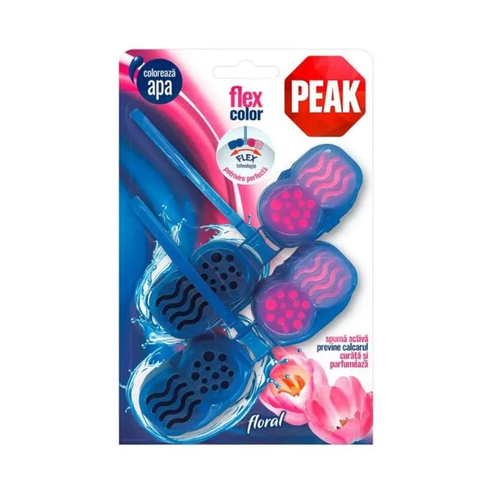 Odorizant wc Peak Flex Color, solid, floral, 2 x 48 g