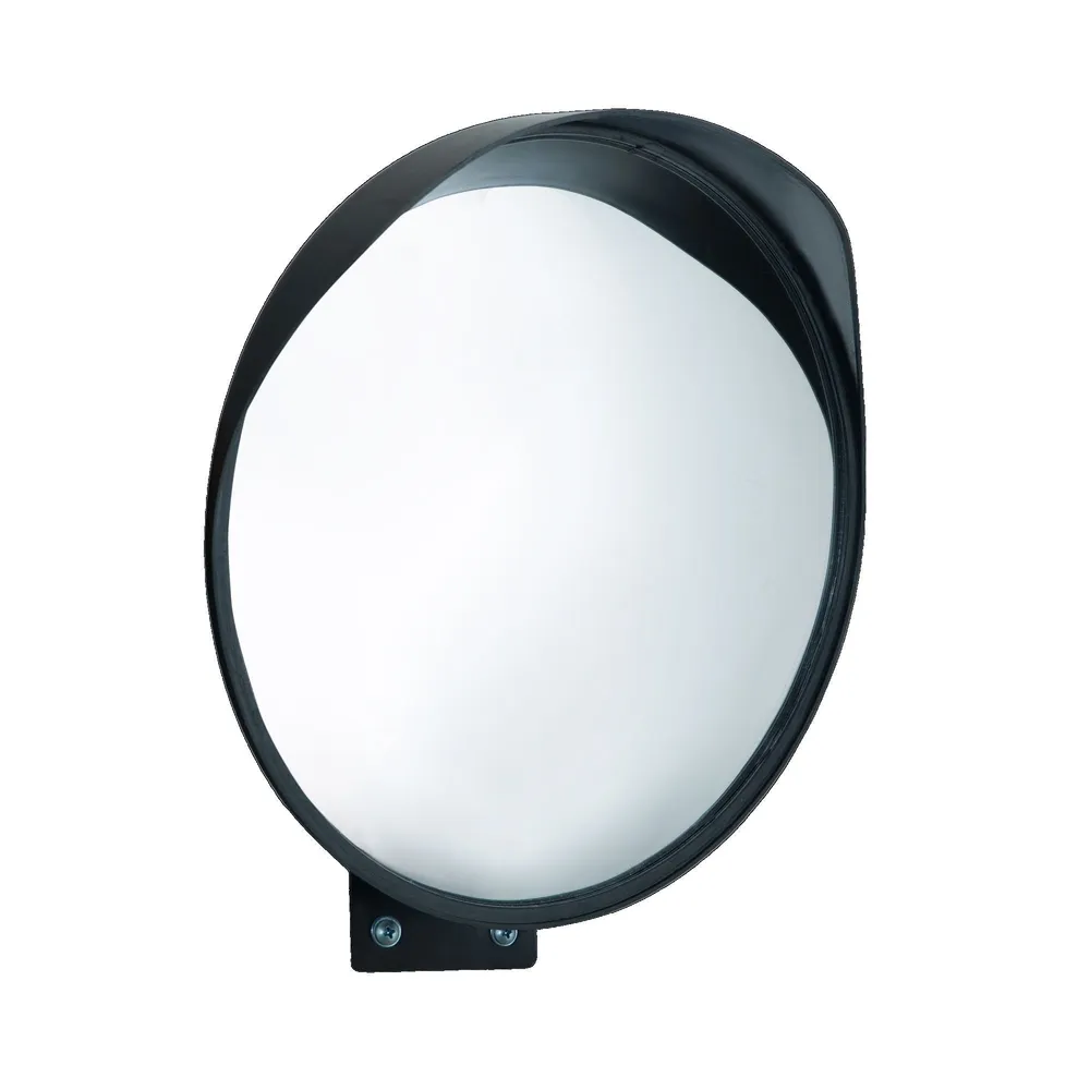 Oglinda rutiera pentru iesire din garaj, vizibilitate 180°, Ø30 cm