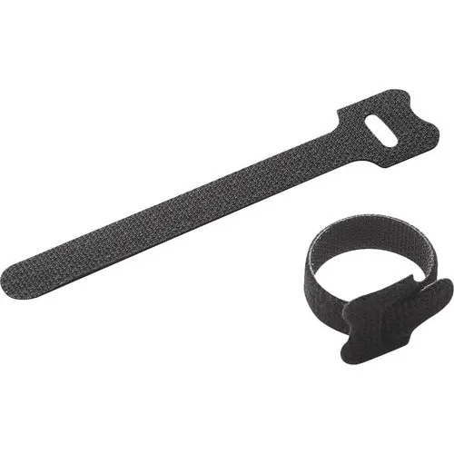 Organizator cabluri, Meister, set 100 bucati, 2, 5mm x 100mm, negru
