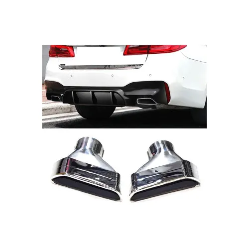Ornament de toba compatibil BMW Seria 5 G30-Argintiu — imaginea 2