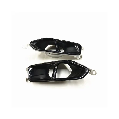 Ornament de toba compatibil BMW Seria 7 G11 G12 tip M 760i - Negru — imaginea 7
