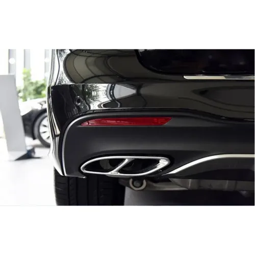 Ornament de toba compatibil Mercedes Clasa C W205 S205 pachet AMG -Argintiu — imaginea 2