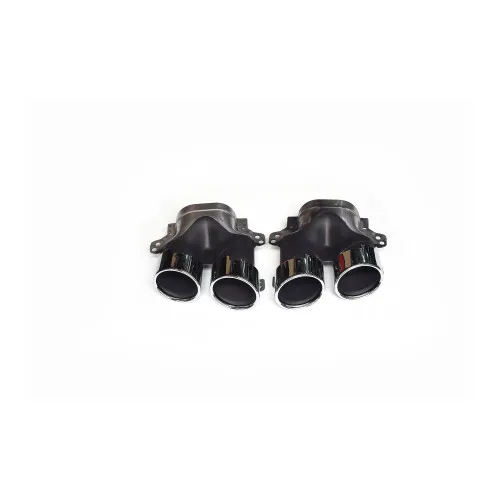 Ornament de toba compatibil Mercedes Clasa E W213 pachet AMG- Argintiu