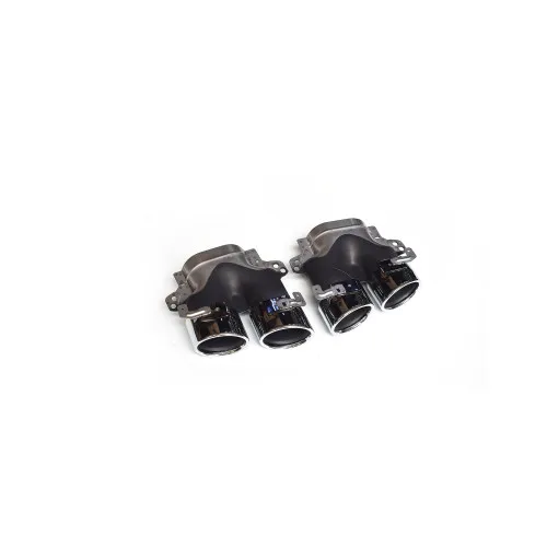 Ornament de toba compatibil Mercedes Clasa E W213 pachet AMG- Argintiu — imaginea 2