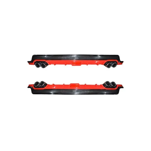Ornament difuzor de bara universal Negru+Rosu 130cm