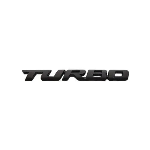 Ornament metalic "TURBO" 13cmx1.8cm