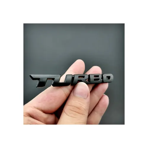 Ornament metalic "TURBO" 13cmx1.8cm — imaginea 2