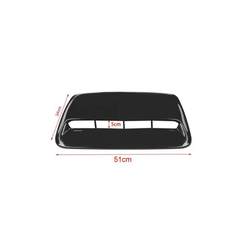 Ornament priza aer capota culoare negru lucios — imaginea 4