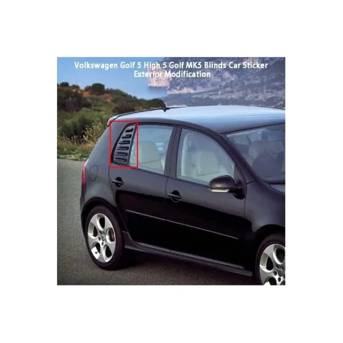 Ornament protectie geam lateral spate compatibil Volkswagen Golf 5 MK5 Hatchback 2003-2009 — imaginea 5
