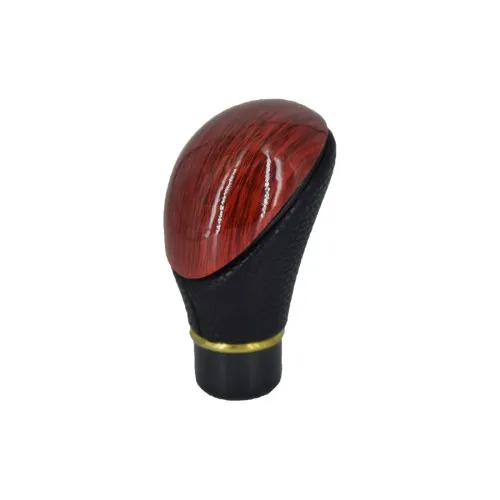 Ornament schimbator viteza auto universal imitatie lemn cu piele