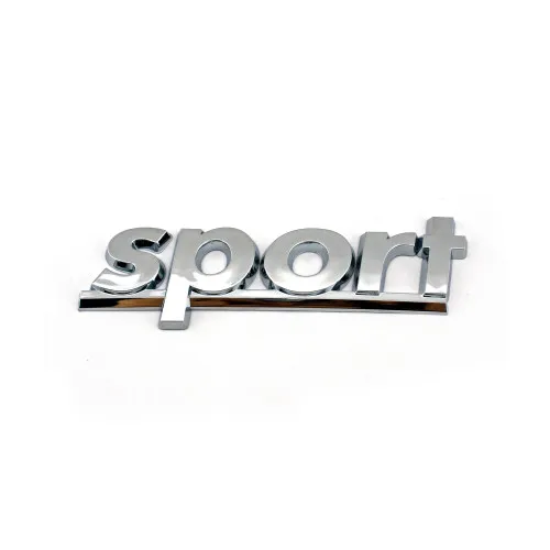 Ornament Sport crom auto universal 11x3.2cm