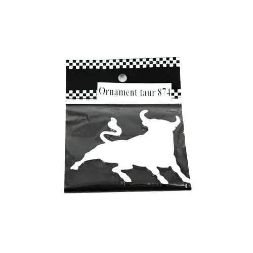 Ornament taur cromat 874 / 06973TAU