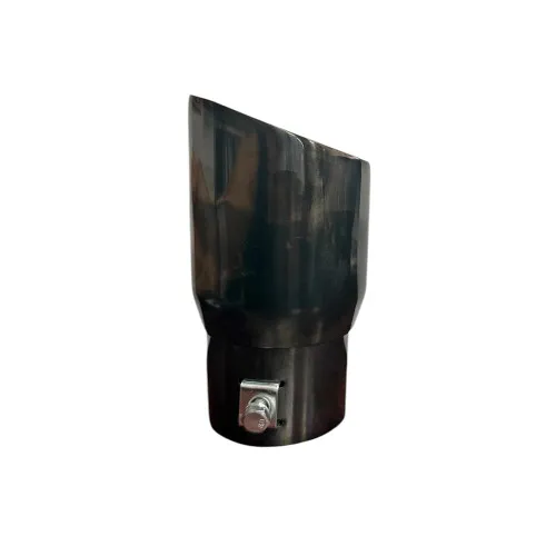 Ornament toba auto Negru iesire 76mm intrare 63mm