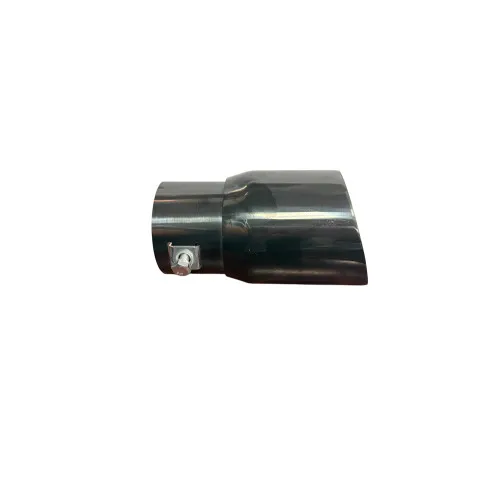 Ornament toba auto Negru iesire 76mm intrare 63mm — imaginea 2